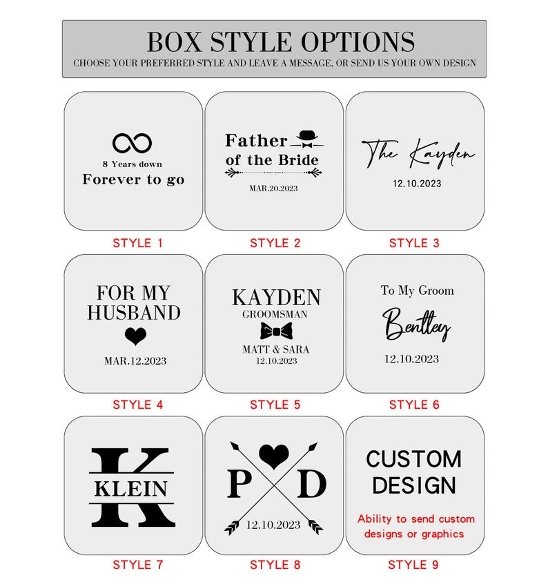 Custom Metal Cufflinks  Engraved Box Optional, Wedding Day Cuff links for Groom Dad Father of the Bride gift, Anniversary Gift for Husband